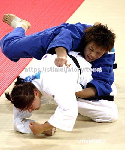 委内瑞拉女子柔道选手实力超群，夺冠