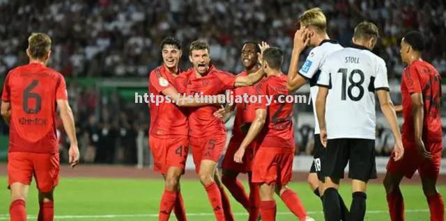 雷根斯堡对阵慕尼黑的比赛中较量胜负