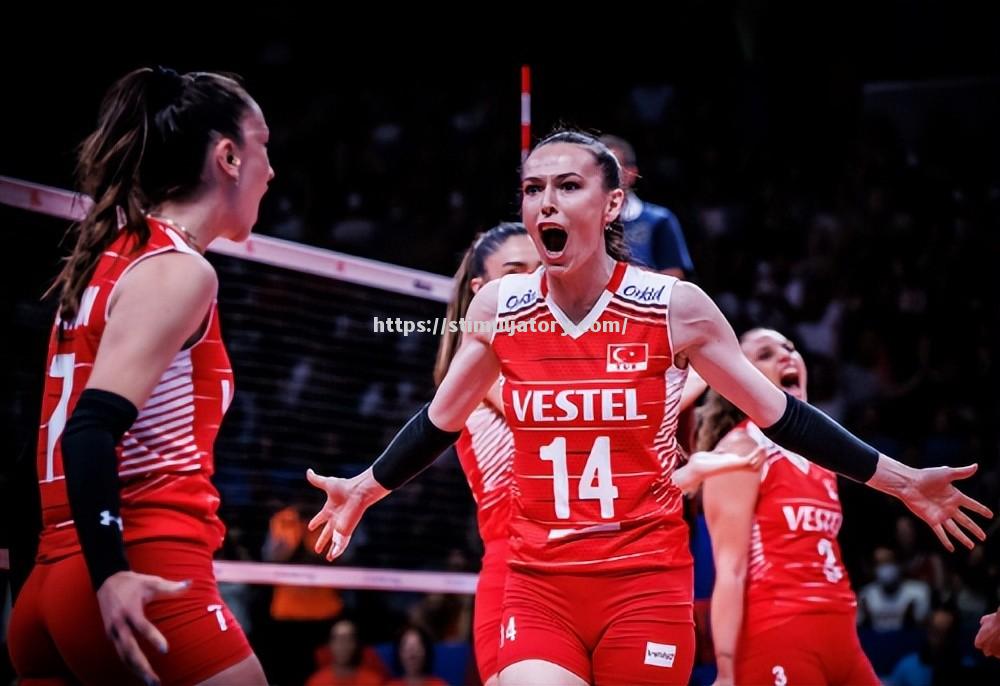 俄罗斯队在女排比赛中击败对手